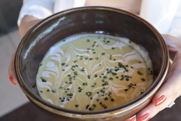Deliciously Easy Leek and Zucchini Soup