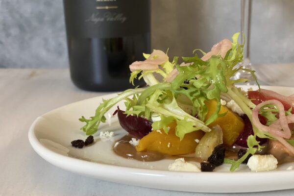 Earthy & Delicious Roasted Beets & Chestnut Salad