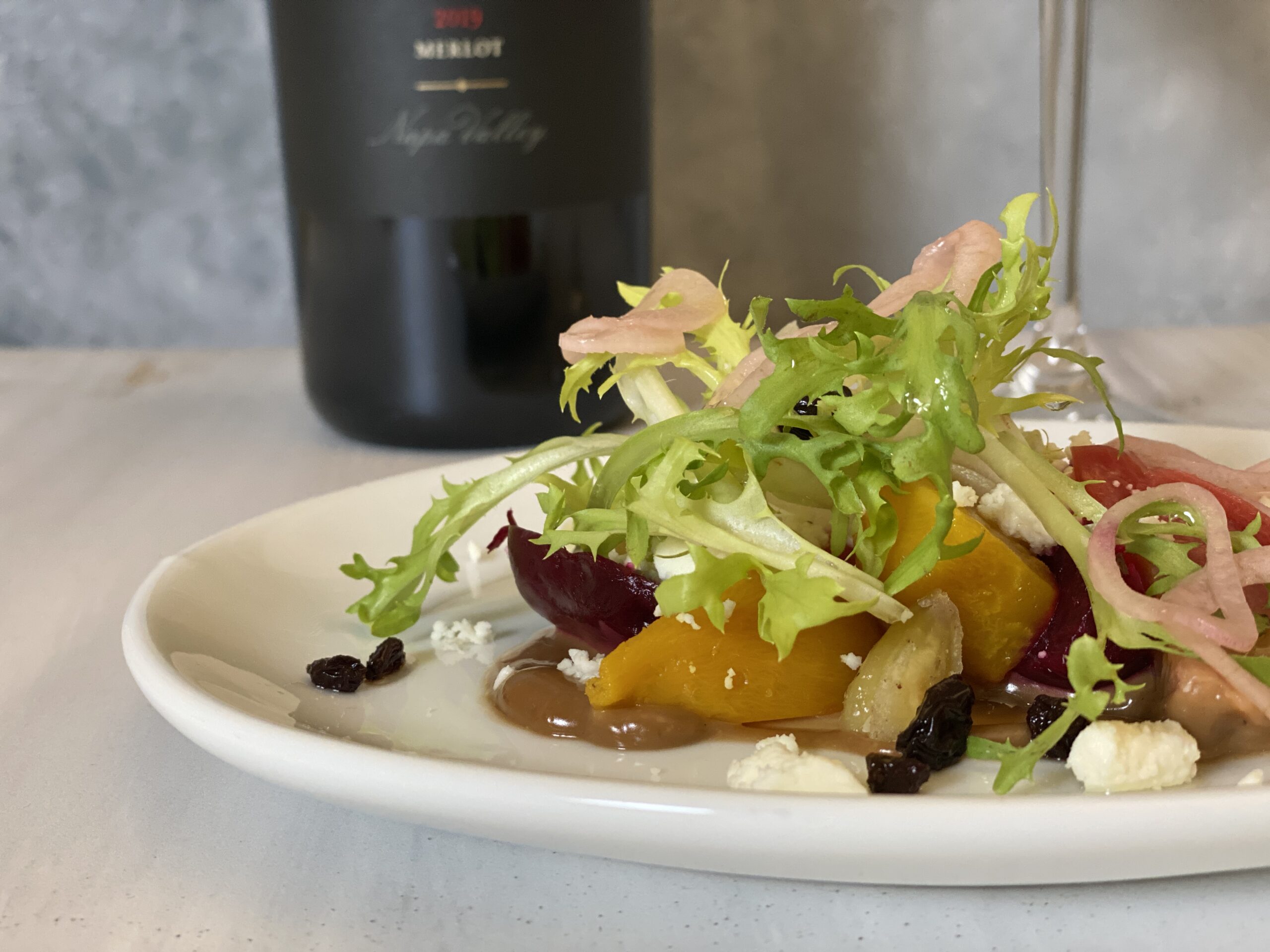 Earthy & Delicious Roasted Beets & Chestnut Salad