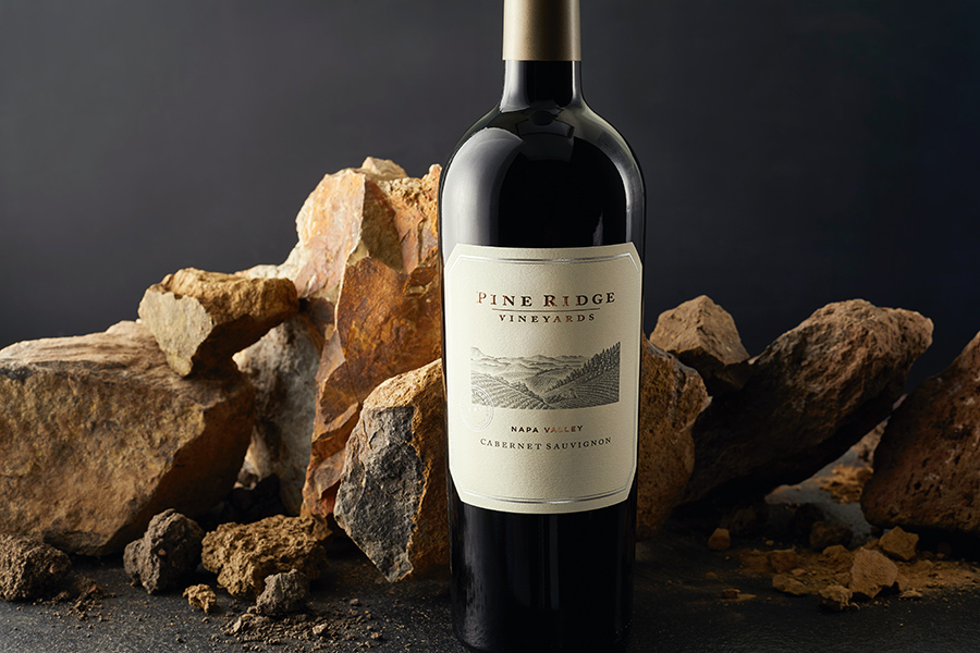 Pine Ridge Vineyards Cabernet Sauvignon wine bottle