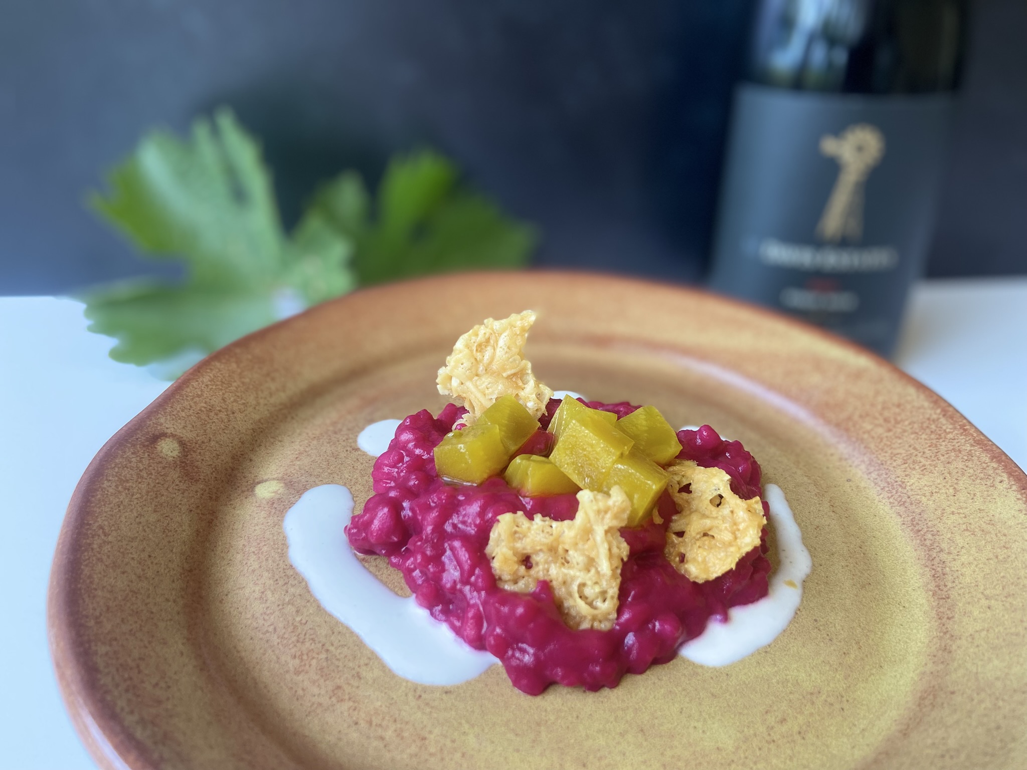 beet risotto